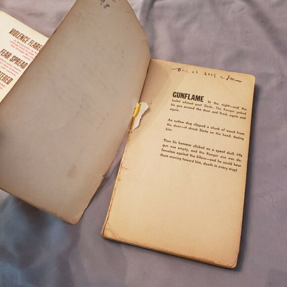 Vintage Walt Slade Western Paperback Books - Picture 6 of 7